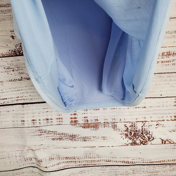 Altar'd State Soft Ruffle Baby Blue Tank Dress S Whimsy Coastal Cottage Vaca NWT - Picture 8 of 12